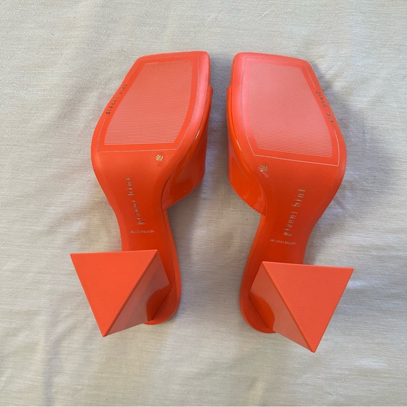 Orange block heels - Picture 3 of 5